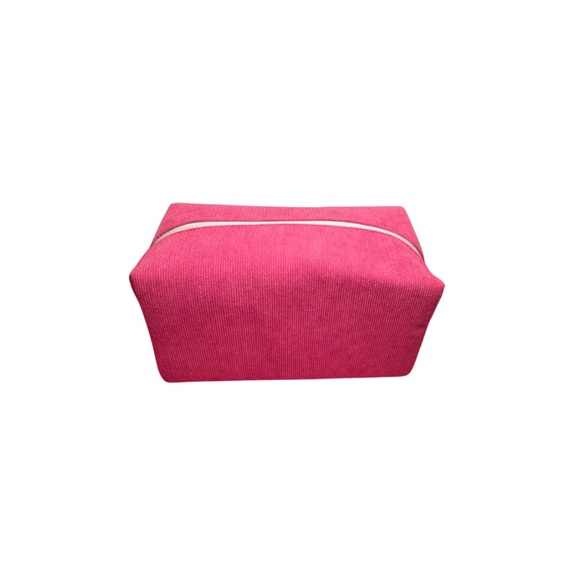 Fresh Pink Cosmetic Bag with Minimalist Design - Picture 3 of 3